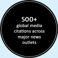 Dr. Stokes has been cited over 500 times in global media
